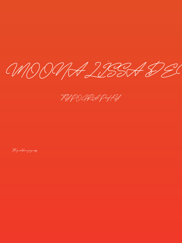 MOONALISSA DEMO Poster