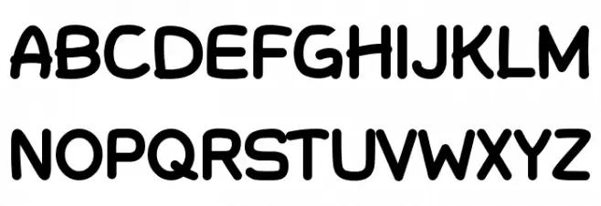 MOONREE Schriftart Groß