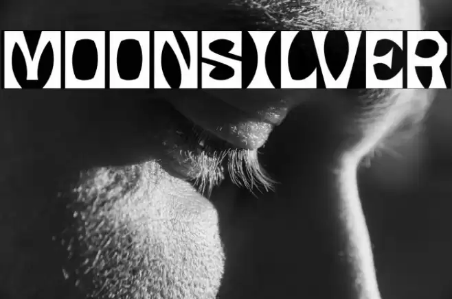 MOONSILVER Font examples