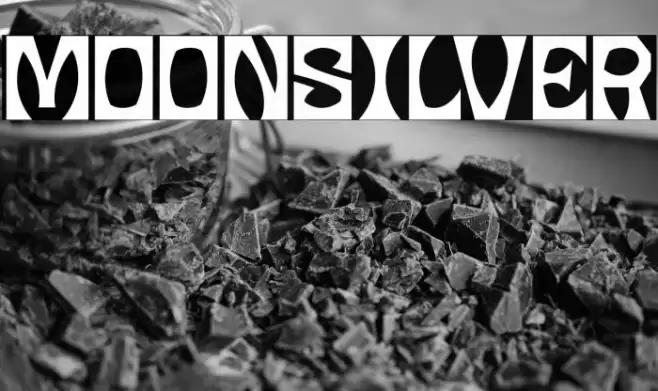 MOONSILVER Font examples