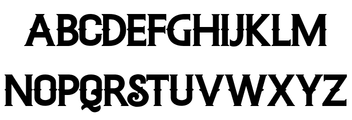 MOOR VANTAGE Font LOWERCASE