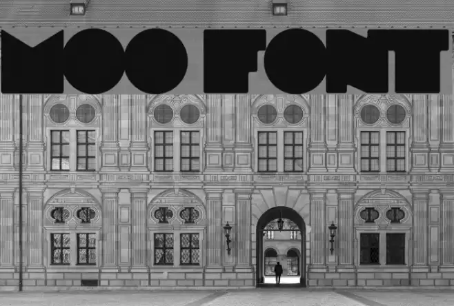 MOO Schriftart examples