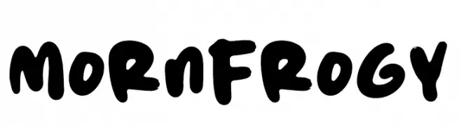 MORN FROGY  Frei Schriftart Herunterladen