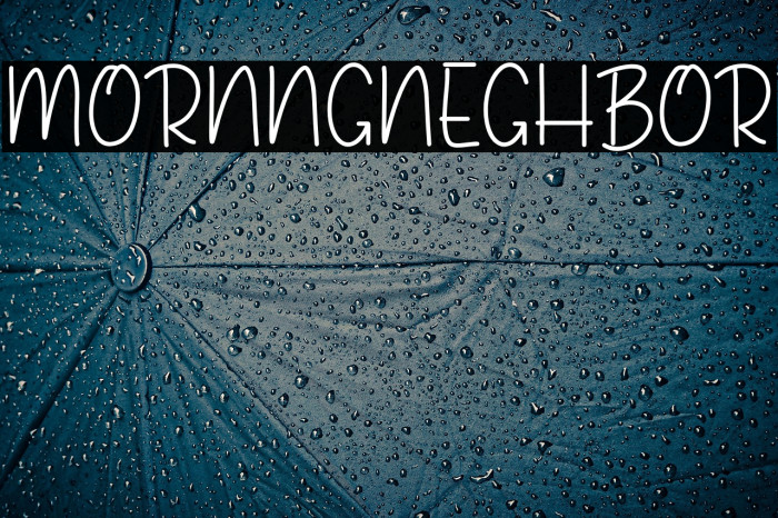 MORNING NEIGHBOR Example 3