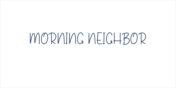 MORNING NEIGHBOR Logo