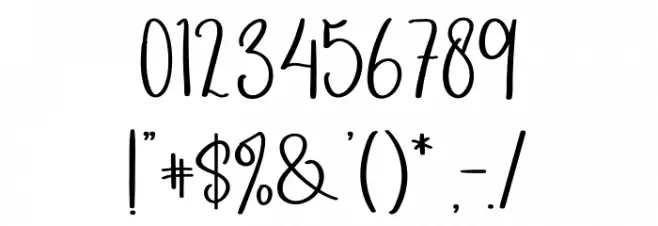 MORNING WINTER Font OTHER CHARS