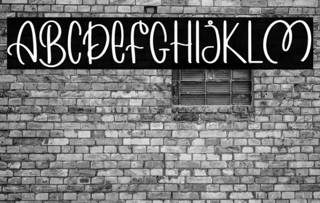 MORNING WINTER Font examples