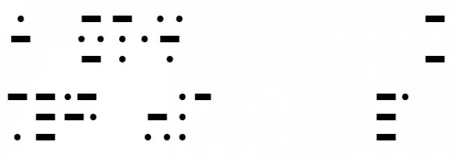 MORSE CODER Fonte MAIÚSCULAS