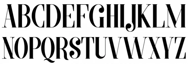 MORVA Schriftart Groß