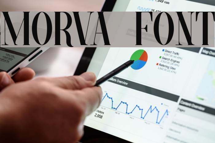 MORVA Font examples