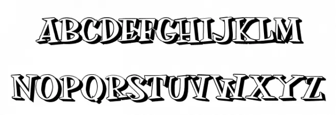 MOSKITOES SHADOW Шрифта ВЕРХНИЙ