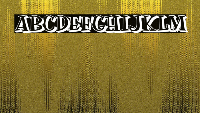 MOSKITOES SHADOW Font examples