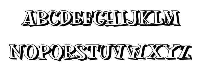 MOSKITOES SHADOW Font LOWERCASE