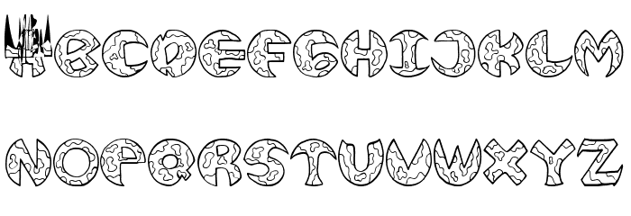 MOST Font LOWERCASE
