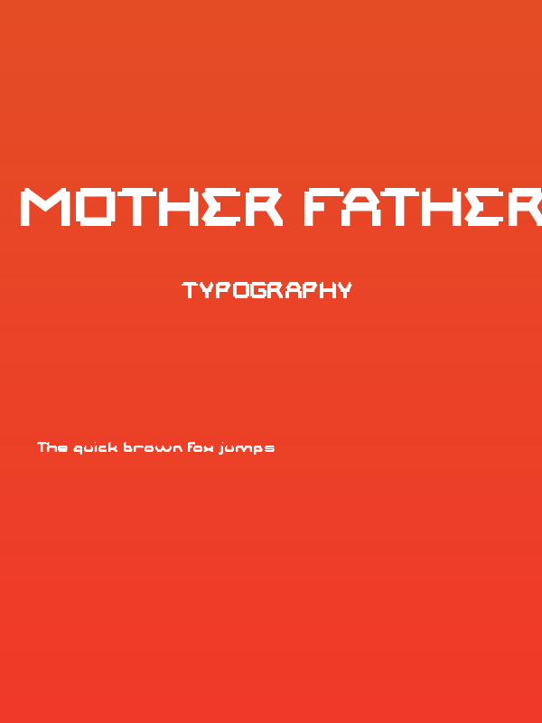 MOTHER FATHER Poster