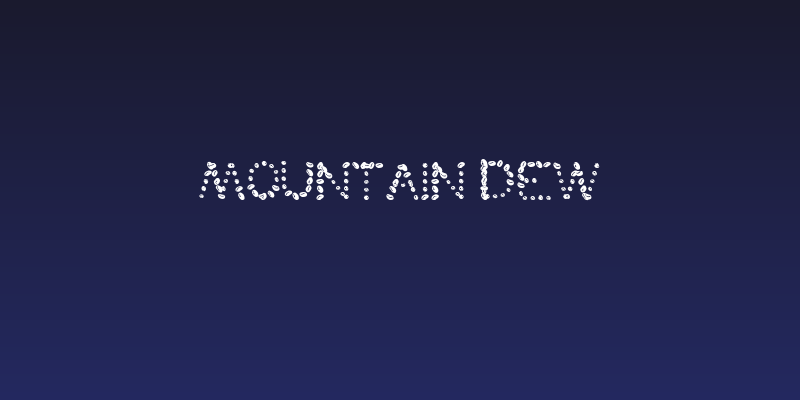 MOUNTAIN Dew Social Header