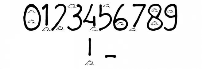 MOUSE Font OTHER CHARS