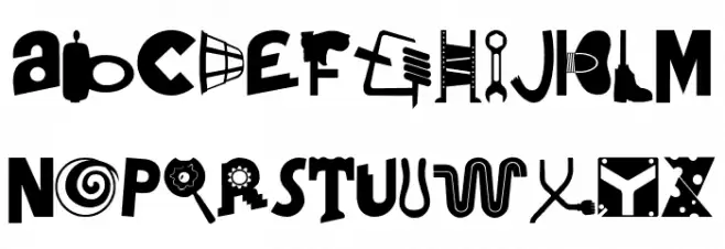 MOUSETRAP! Schriftart Groß
