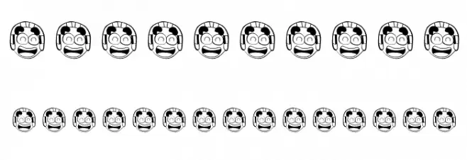 MOVE-ON Font OTHER CHARS