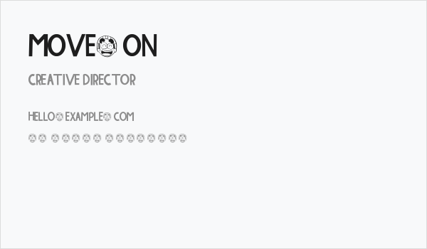 MOVE-ON Business Card