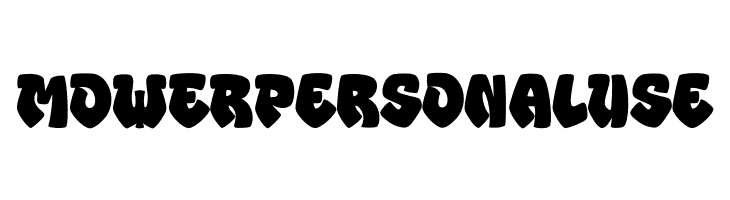 MOWER Personal Use  font caratteri gratis