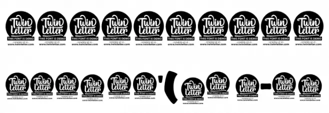 MOWER Personal Use Font OTHER CHARS