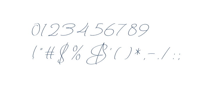 MOXA Bestine Script Other Characters