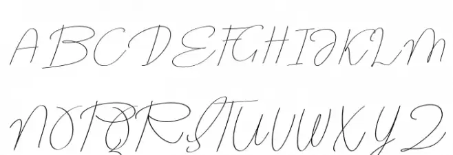 MOXA Bestine Script Fonte MAIÚSCULAS