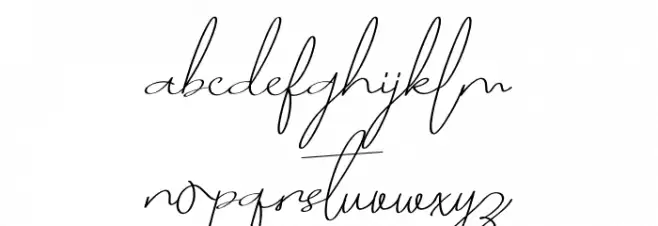 MOXA Bestine Script Fonte MINÚSCULAS