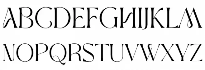 MOXA Bestine फ़ॉन्ट लोअरकेस