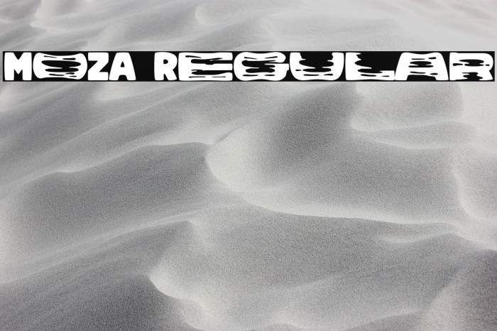 MOZA Regular Example 2