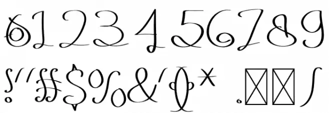 MOnsta Font OTHER CHARS