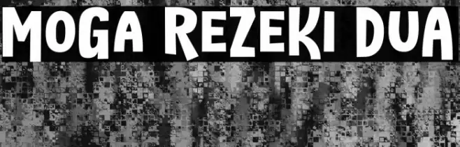 MoGa ReZeKi DuA Font examples