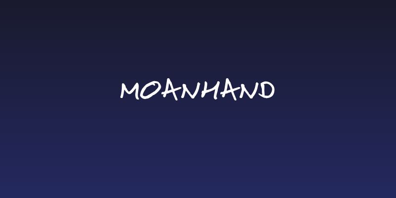 MoanHand Social Header