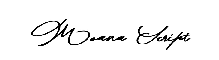 Moana Script  Fuentes Gratis Descargar