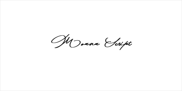 Moana Script Logo
