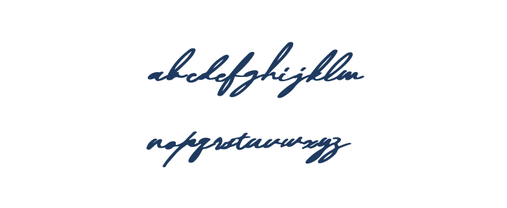 Moana Script Lowercase