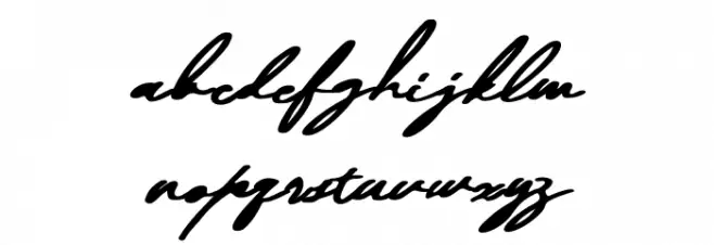 Moana Script Fonte MINÚSCULAS
