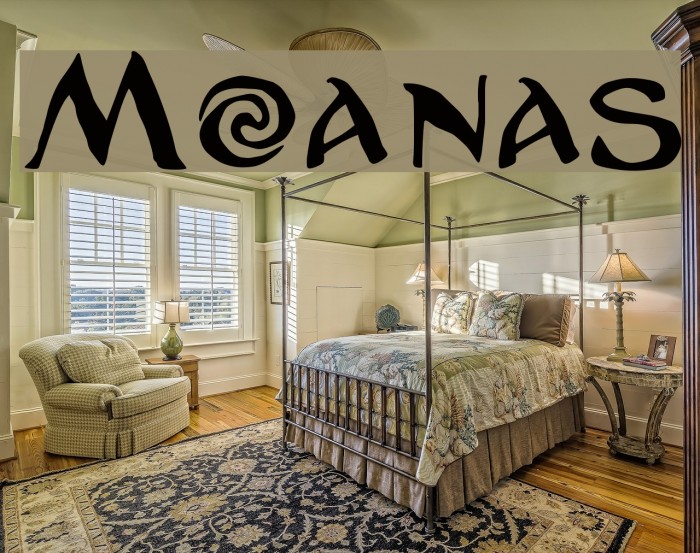 Moanas Font examples