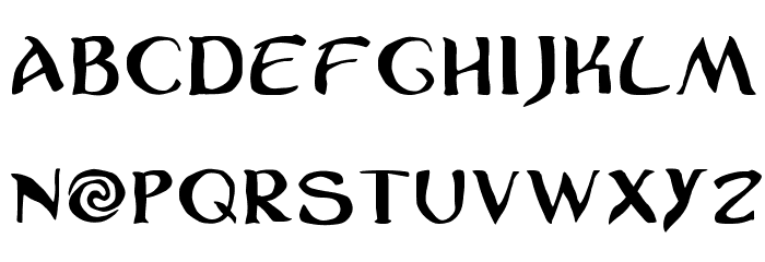 Moanas Font LOWERCASE