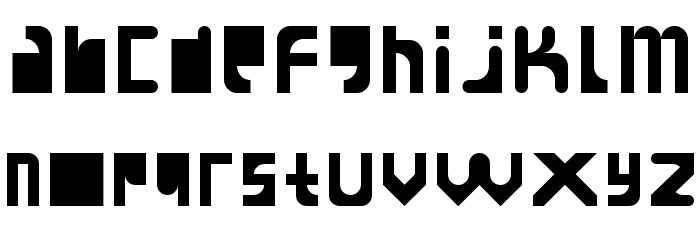 Moanday earn Bored Regular Font LOWERCASE