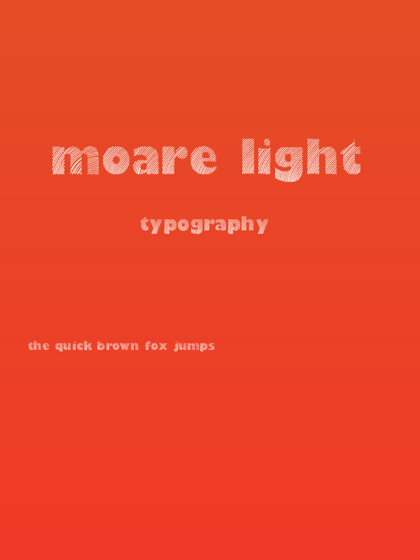 Moare Light Poster