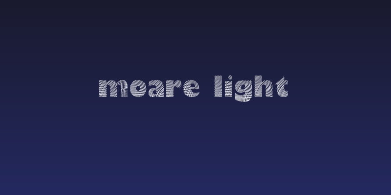 Moare Light Social Header