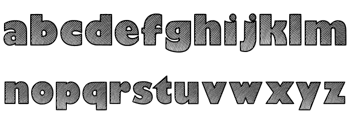 Moaren Regular Font LOWERCASE