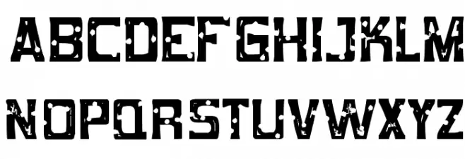 Mob Concrete Font Litere mari