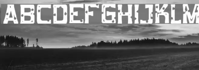 Mob Concrete Font examples