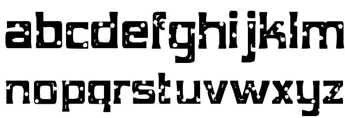Mob Concrete Font LOWERCASE