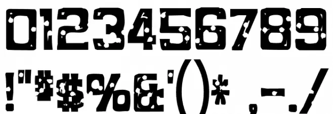 MobConcrete-Regular Font OTHER CHARS