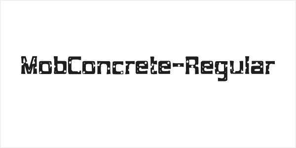 MobConcrete-Regular Logo