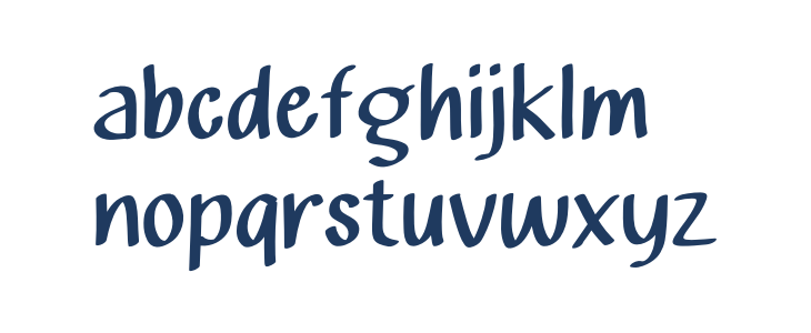 Mobil Cartoon Lowercase